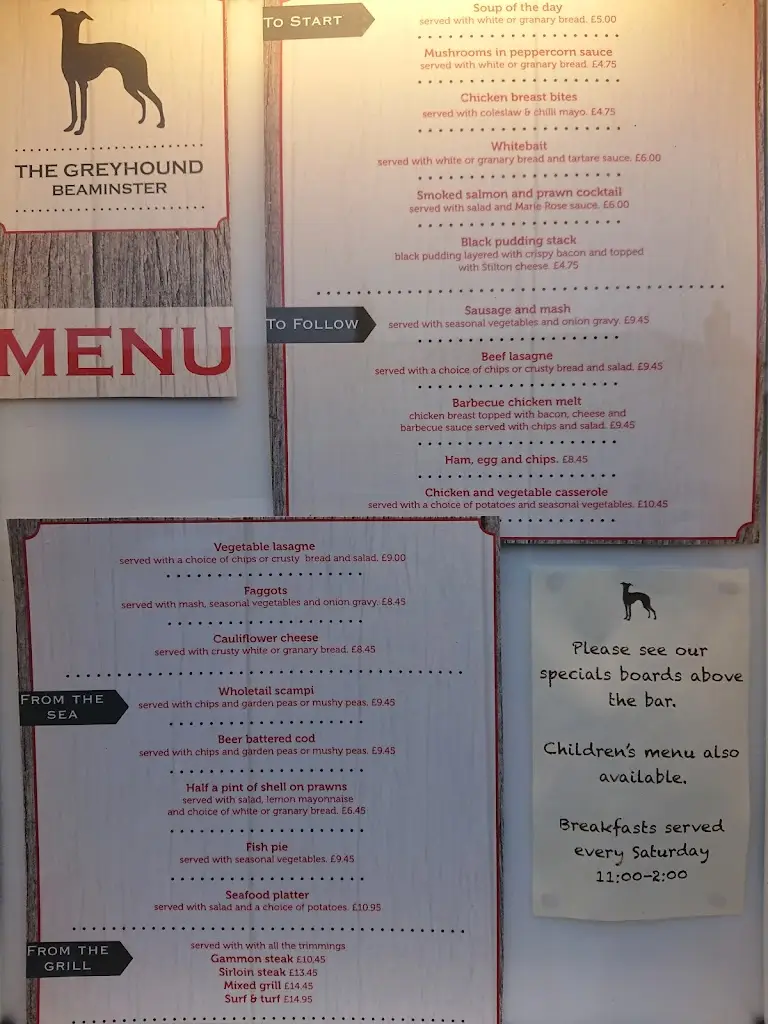 Menu_The Greyhound Inn_Beaminster_image_1
