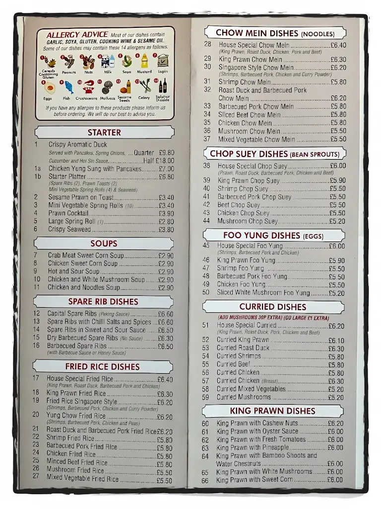 Menu_Syston House_Syston_image_3