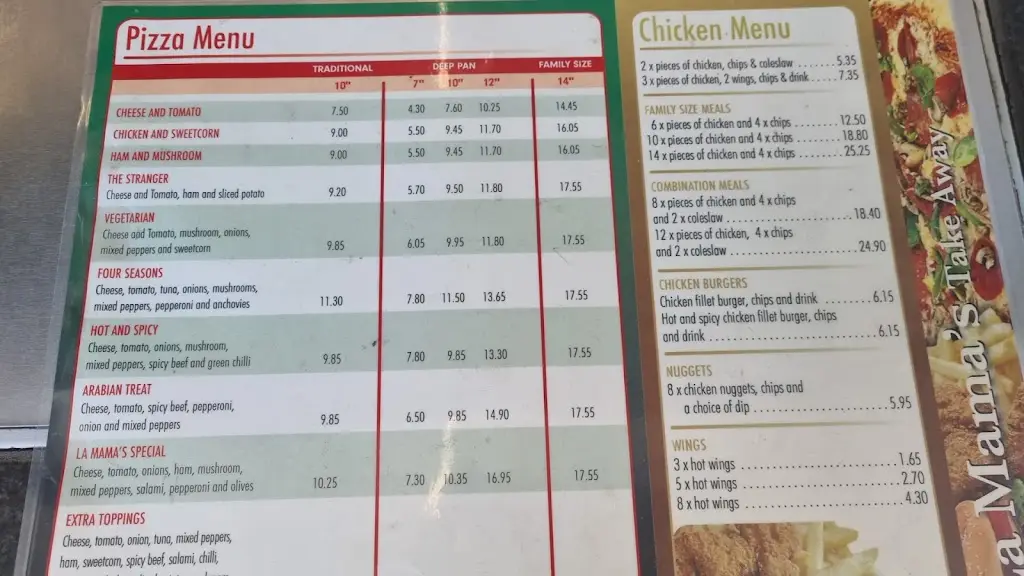 Menu_La Mamas_Terrington Saint John_immagine_1