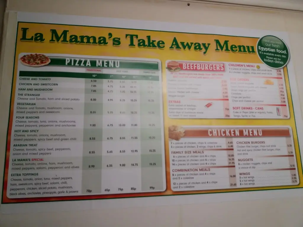 Menu_La Mamas_Terrington Saint John_immagine_2