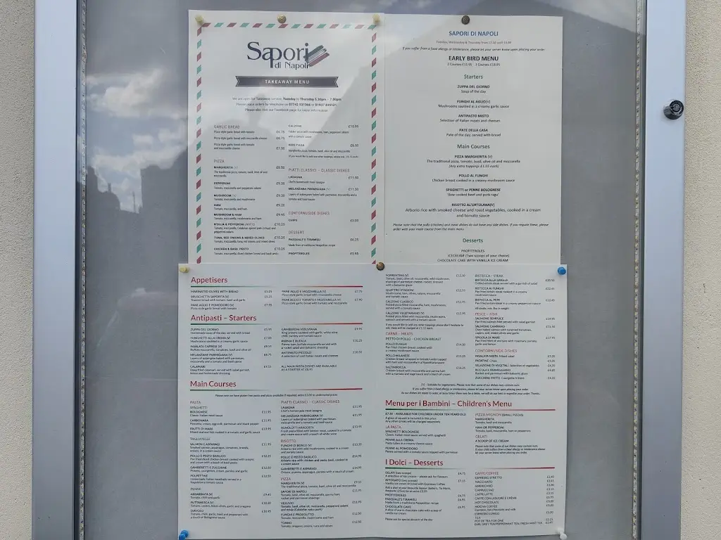 Menu_Sapori di Napoli_Tadcaster_immagine_1