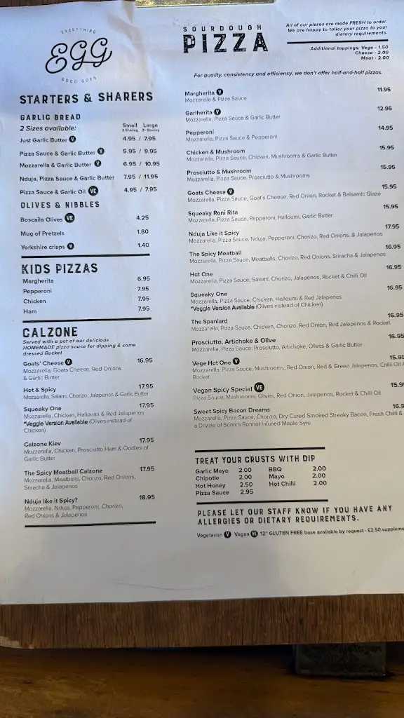 Menu_Everything Good Goes_Tadcaster_immagine_1