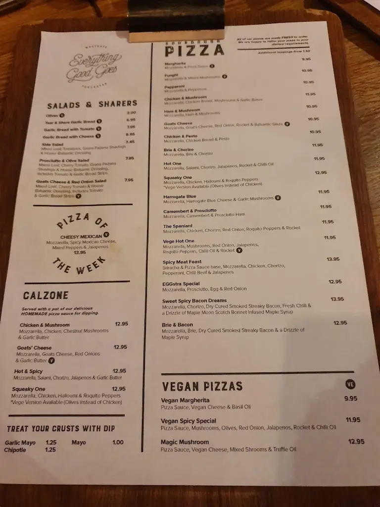 Menu_Everything Good Goes_Tadcaster_immagine_3