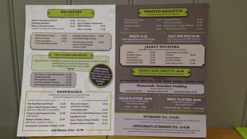 Menu_Lisa's Tea Lounge_Tadcaster_image_1