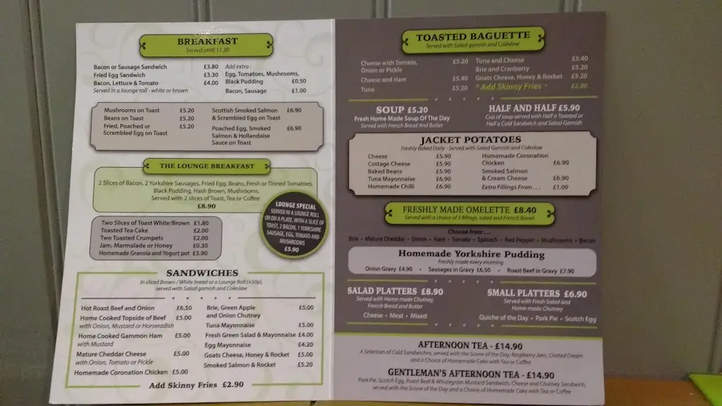 Menu_Lisa's Tea Lounge_Tadcaster_image_2