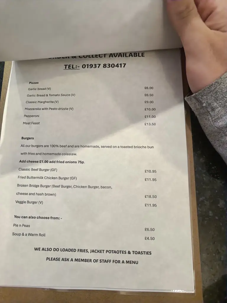 Menu_Broken Bridge_Tadcaster_image_1