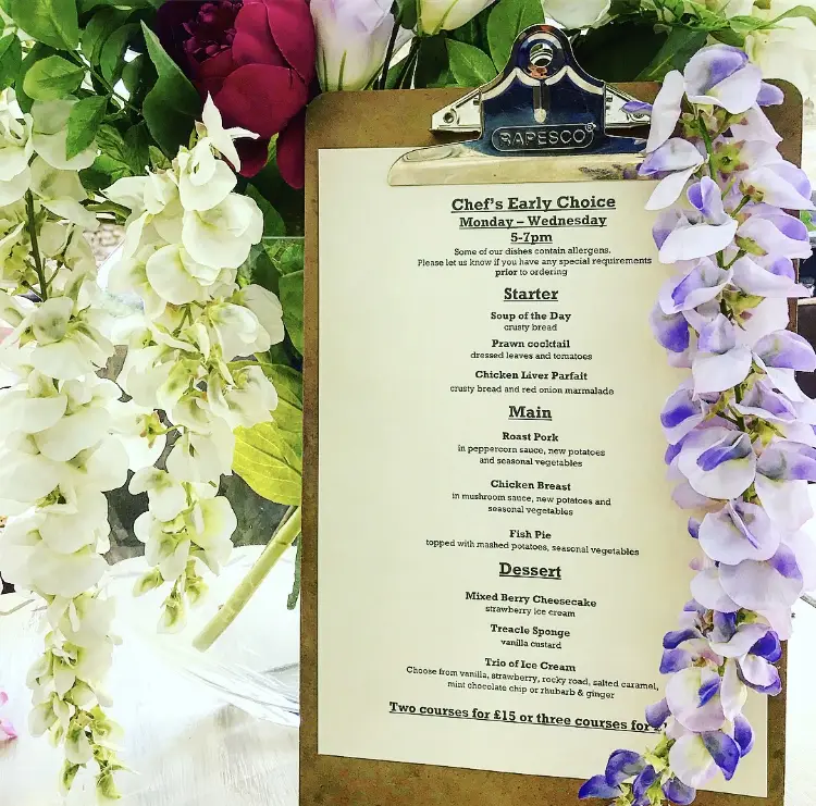 Menu_The Rockingham Arms, Towton_Tadcaster_immagine_3