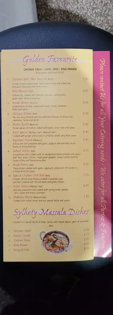Menu_Spice cottage Tadcaster_Tadcaster_immagine_2