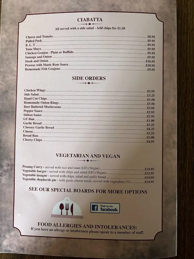 Menu_Crown & Anchor_Tetney_image_1