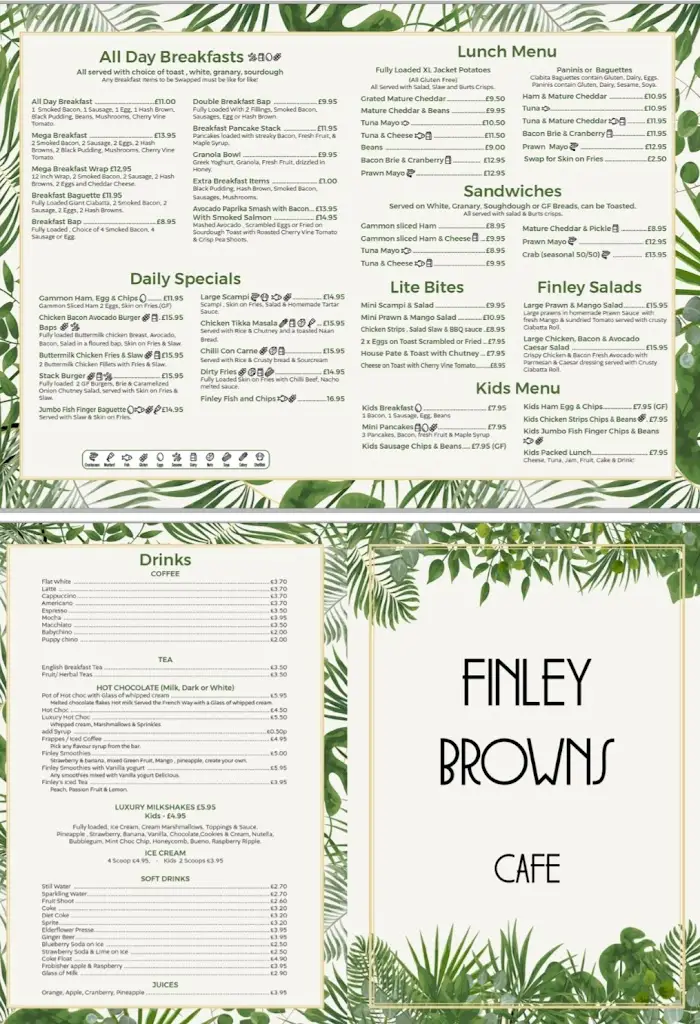 Menu_Finley Browns Cafe_Teignmouth_image_1