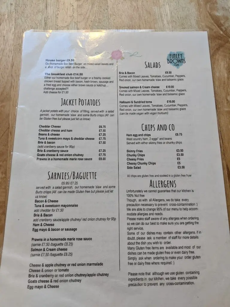 Menu_Finley Browns Cafe_Teignmouth_image_3