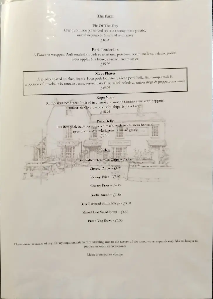 Menü_London Inn_Teignmouth_Bild_4