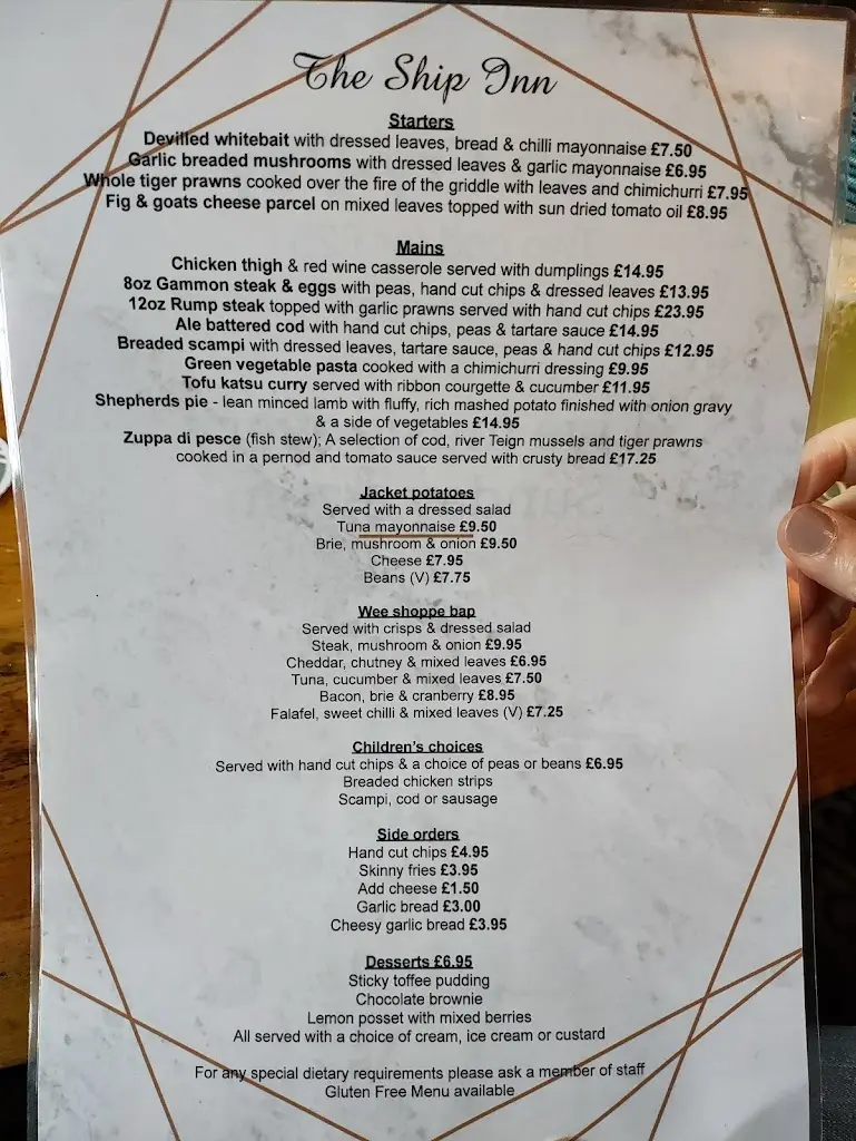 Menu_Ship Inn_Teignmouth_image_1