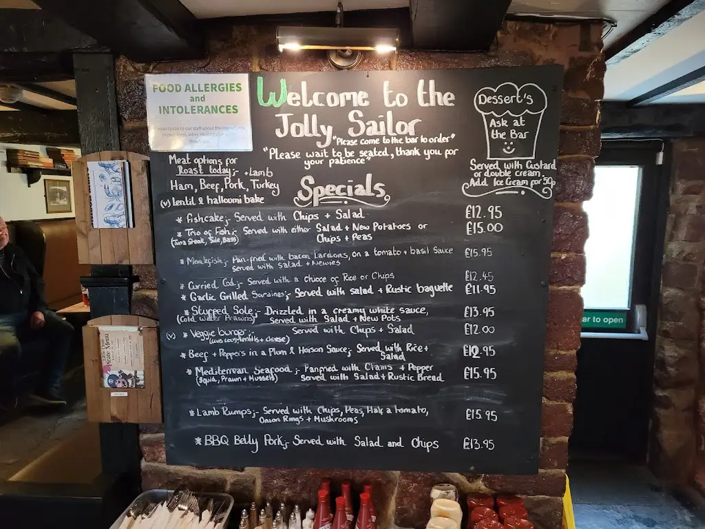 Menu_Ye Olde Jolly Sailor_Teignmouth_image_4