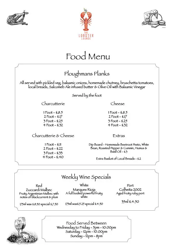 Menu_The Lobster Lounge & The Crab Shack_Teignmouth_image_3