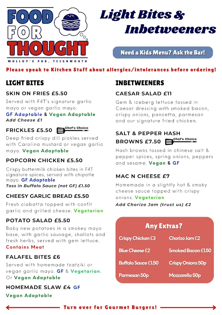 Menü_Food For Thought_Teignmouth_Bild_1