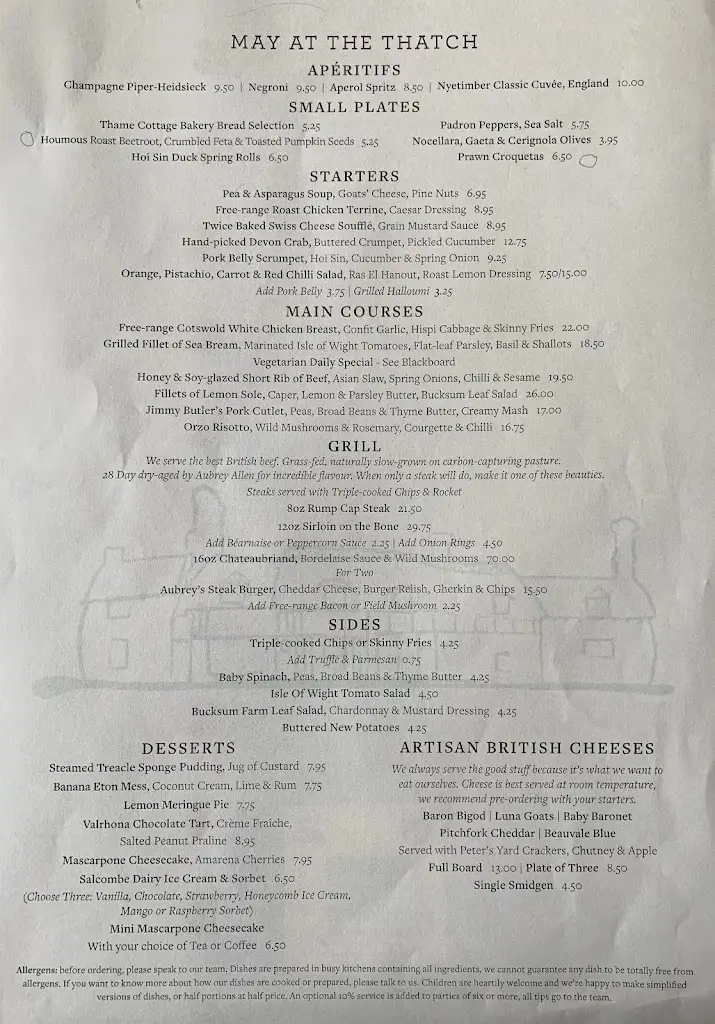 Menu_The Thatch_Thame_imagen_4