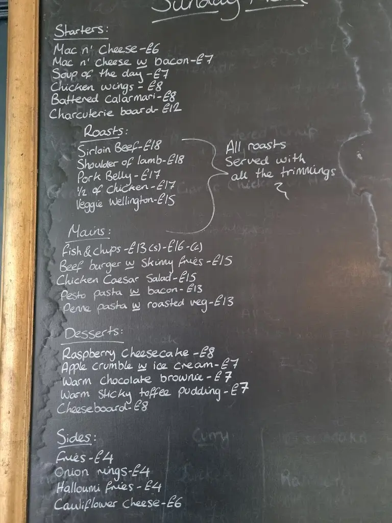 Menu_George & Dragon_Thames Ditton_image_2