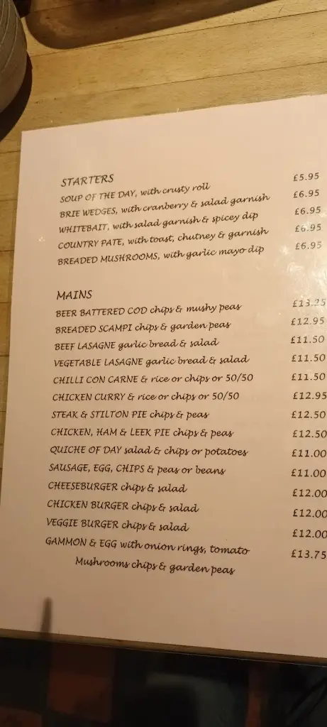 Menu_The Rose & Crown_Tenbury Wells_image_2