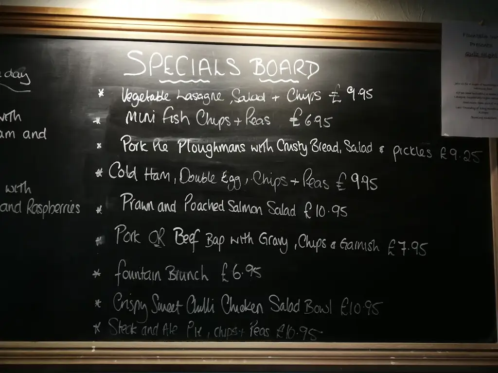 Menu_The Fountain Inn_Tenbury Wells_image_1