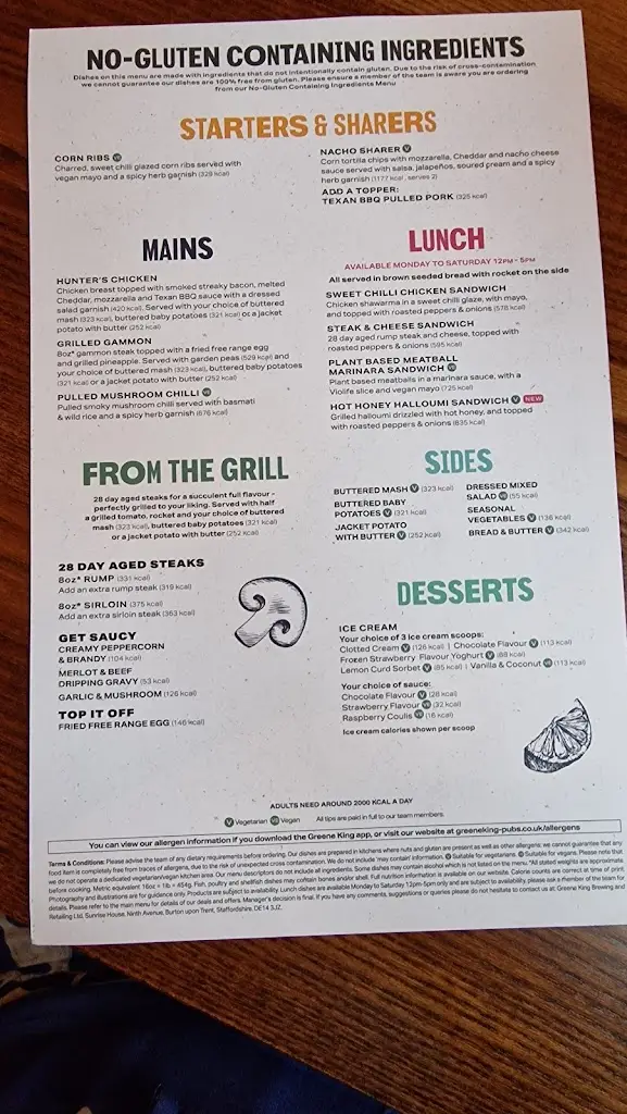 Menu_Fox & Hounds_Tadley_immagine_1