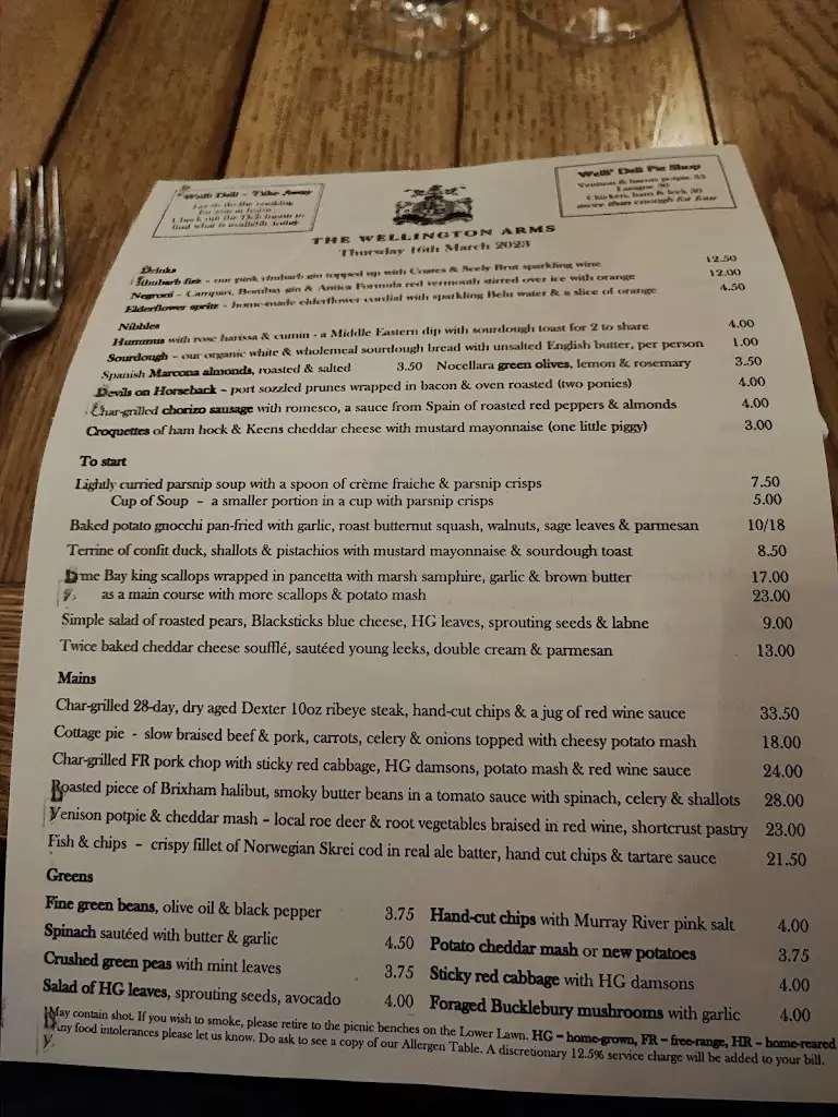 Menu_The Wellington Arms_Tadley_image_3