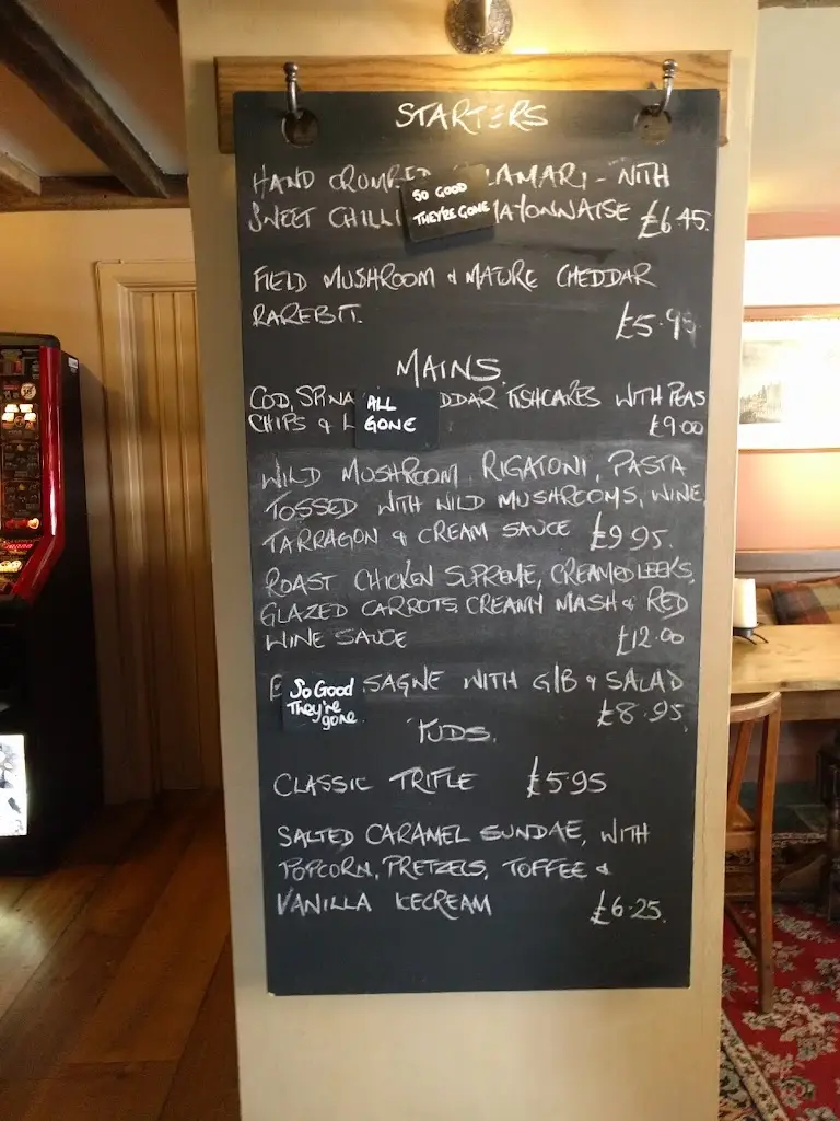 Menu_The Queens College Arms_Tadley_image_4