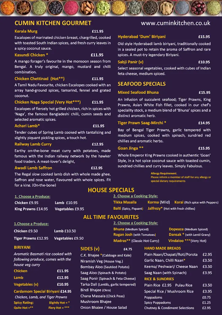 Menu_Cumin Kitchen_Tadley_image_1