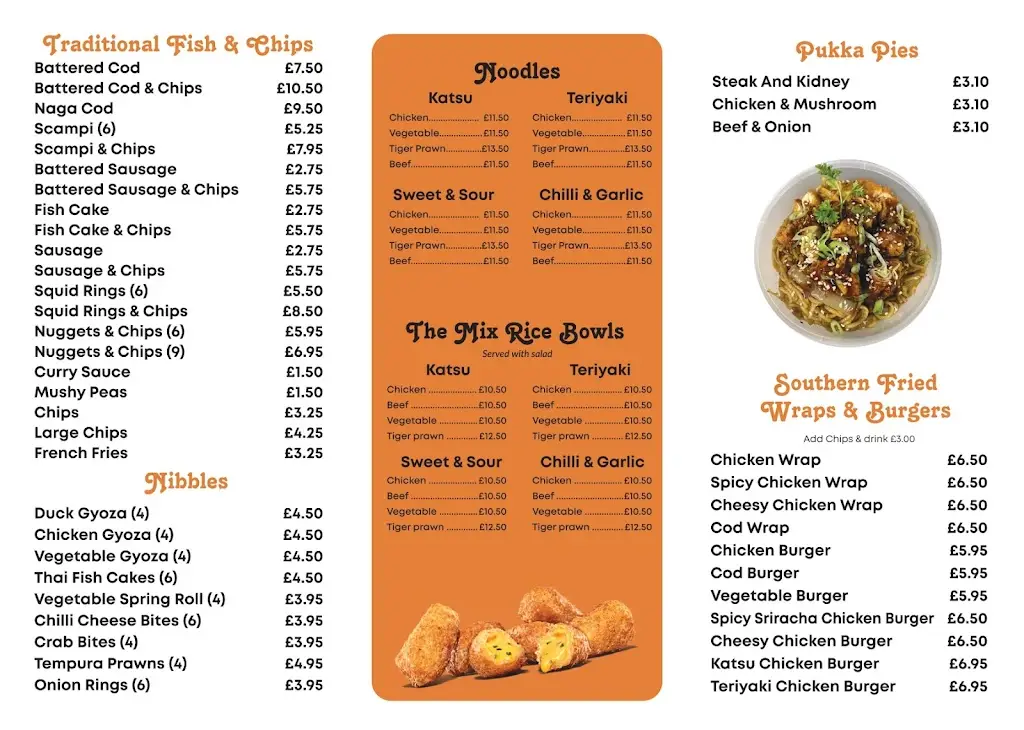 Menu_The Mix, Tadley_Tadley_image_1