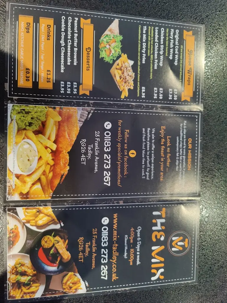 Menu_The Mix, Tadley_Tadley_image_4