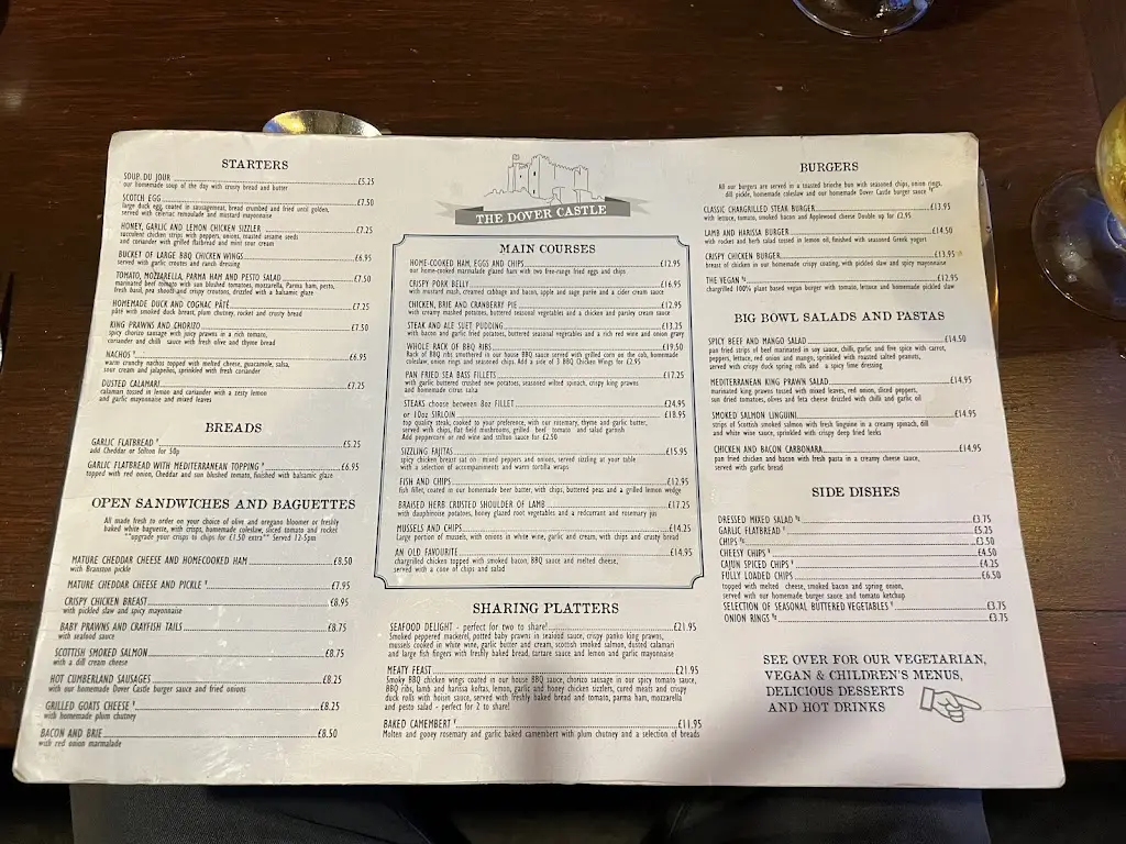 Menu_Dover Castle Inn_Teynham_image_1