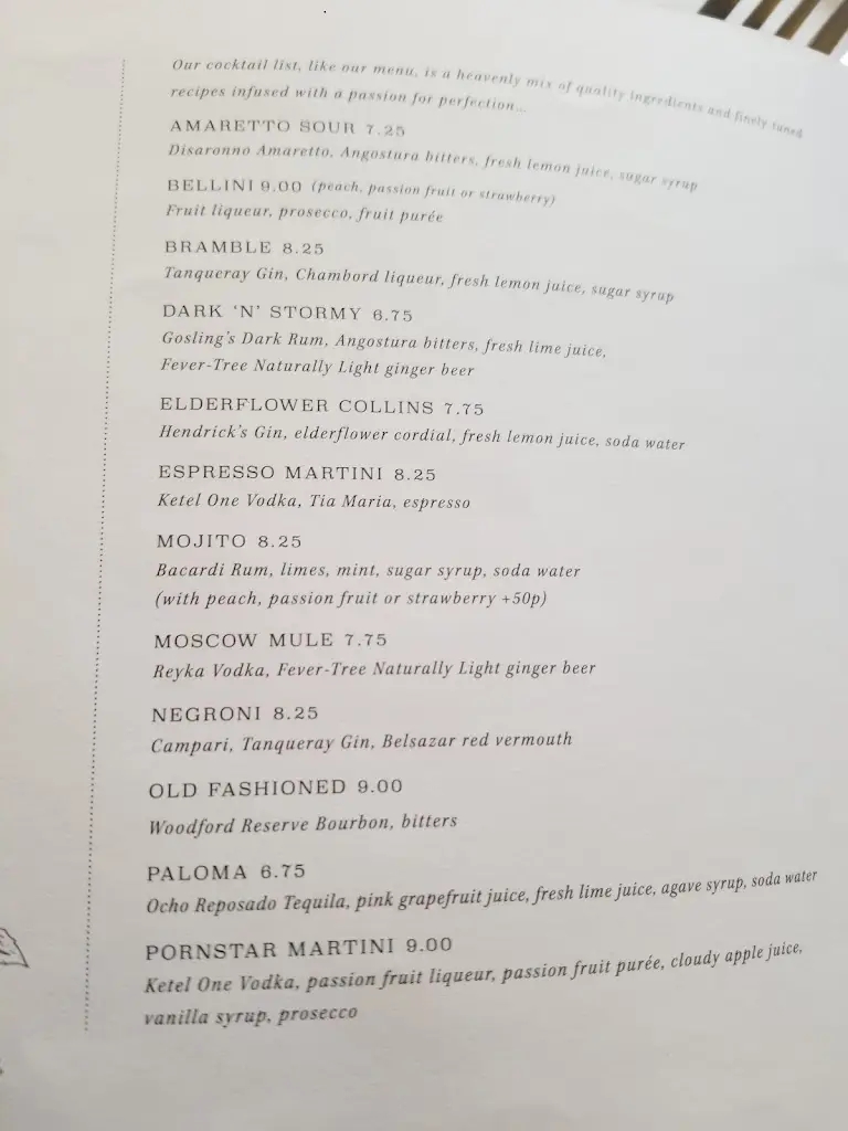 Menu_The King's Head_Teddington_image_4