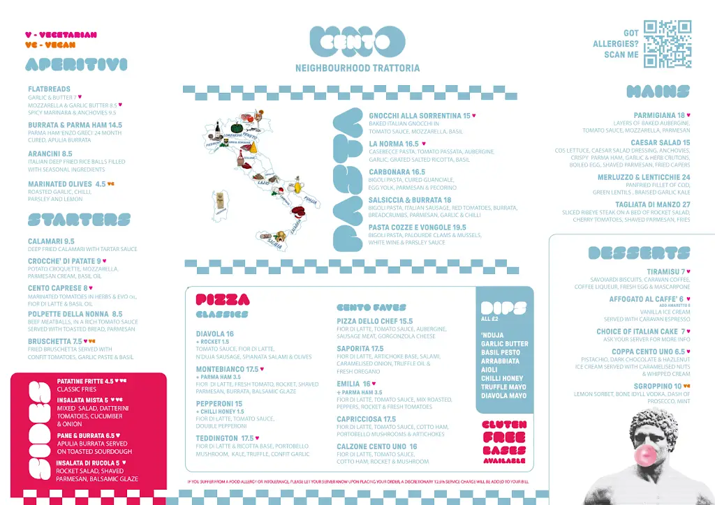 Menu_Cento Uno Teddington_Teddington_image_1