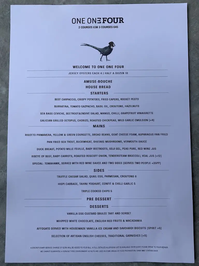 Menu_Cento Uno Teddington_Teddington_image_3