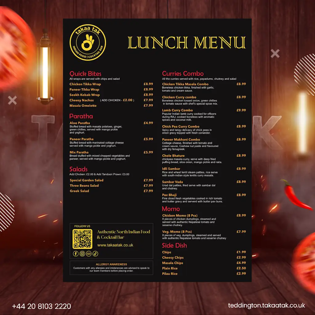 Menu_Takaa Tak, Teddington_Teddington_image_1