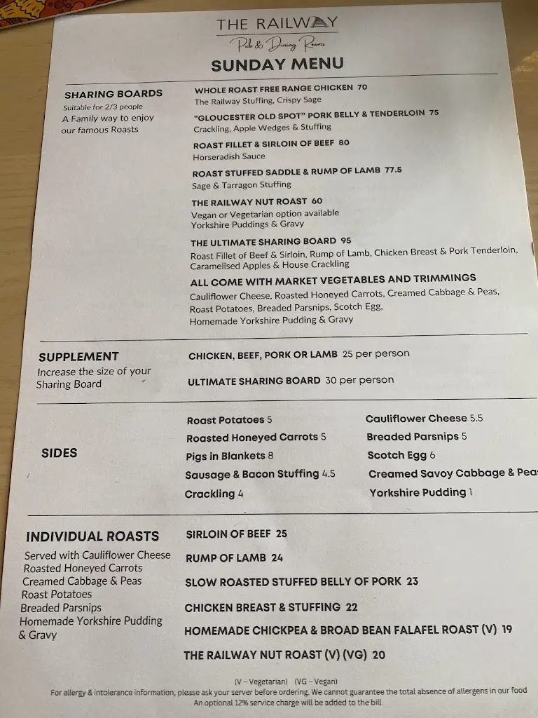 Menu_The Railway Teddington_Teddington_image_2