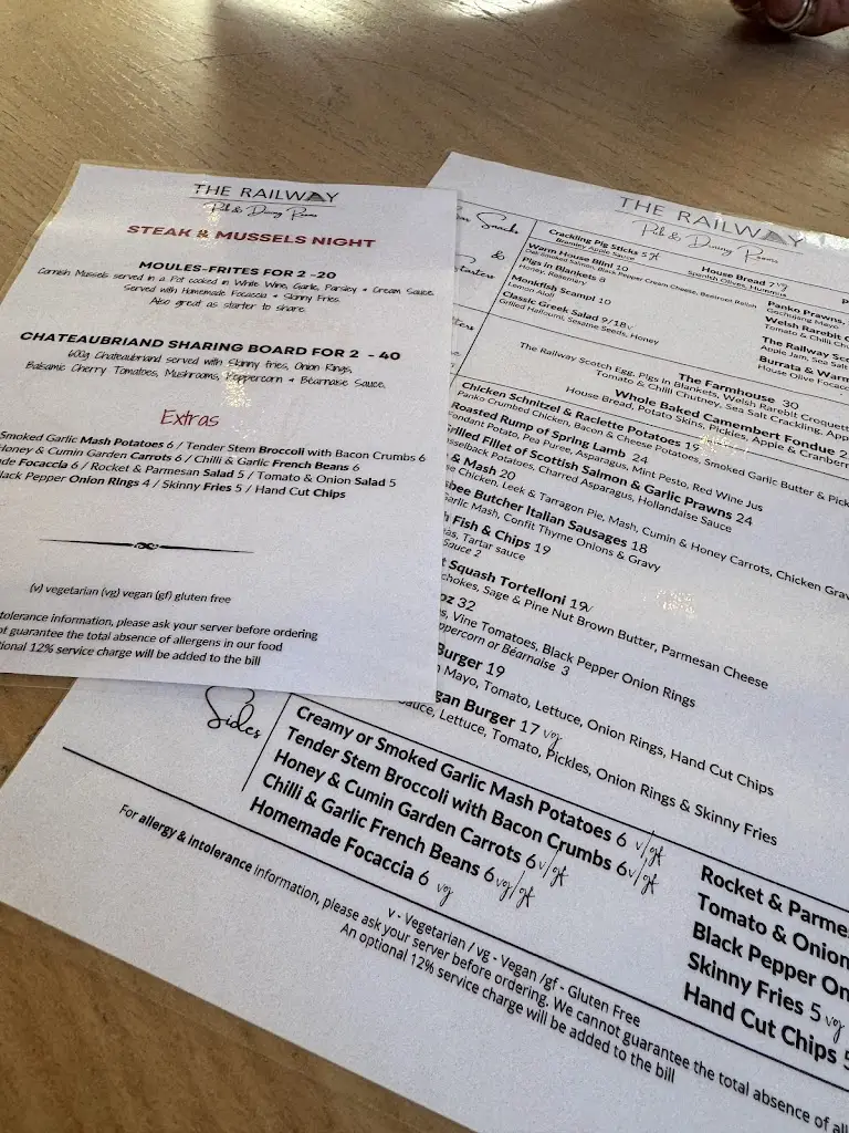 Menu_The Railway Teddington_Teddington_image_3