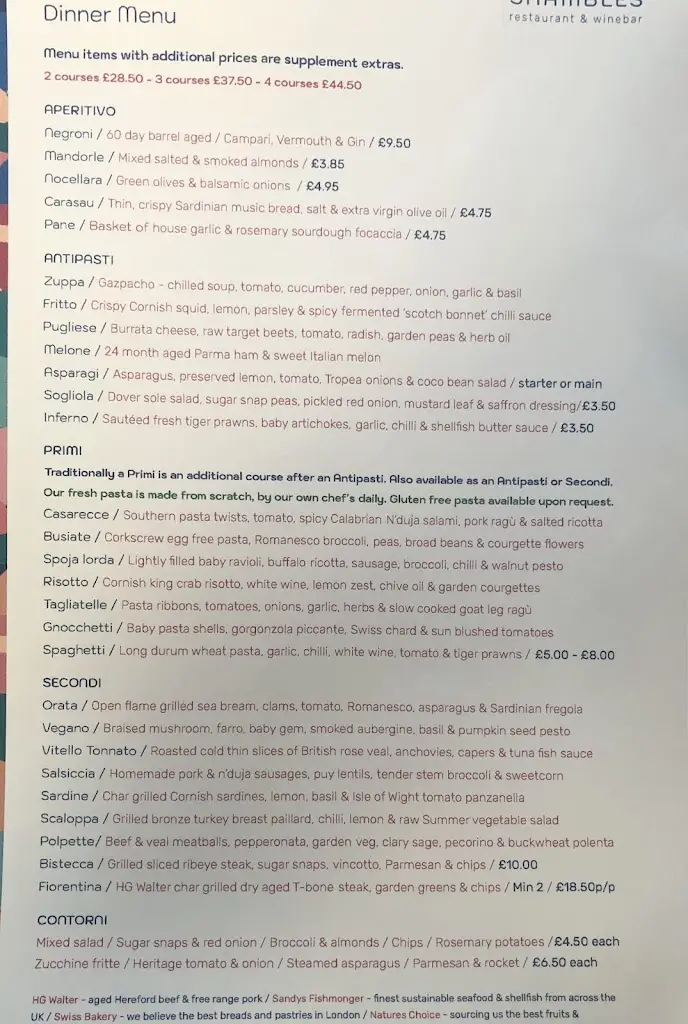 Menu_Shambles restaurant & winebar - Teddington_Teddington_image_3