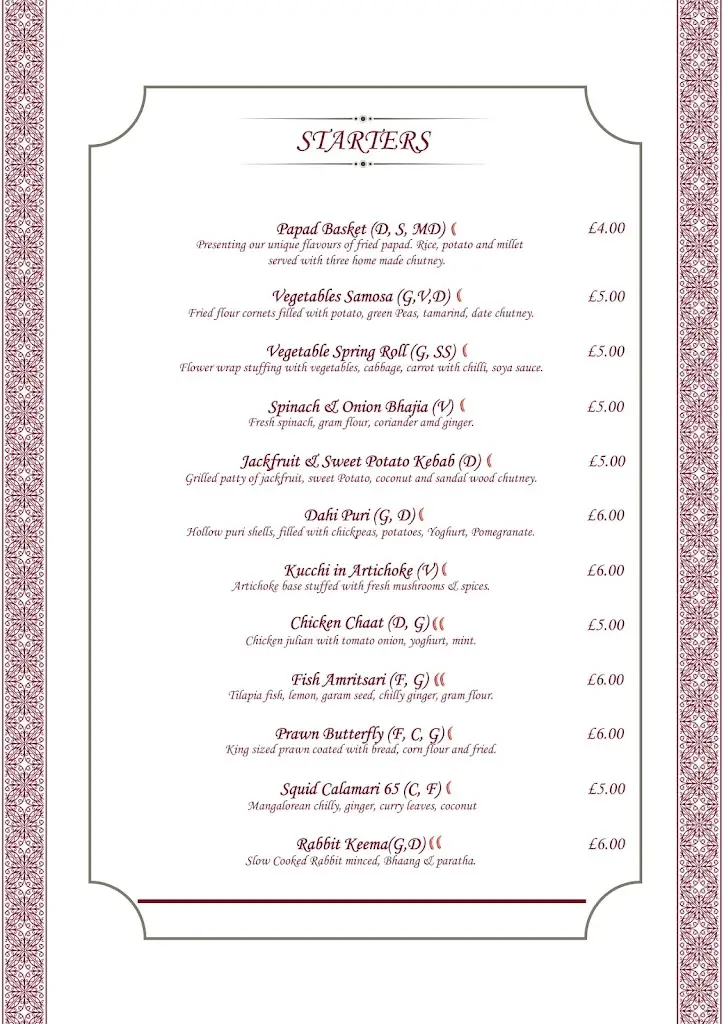 Menu_Red Koyla - Indian Restaurant Teddington_Teddington_image_3