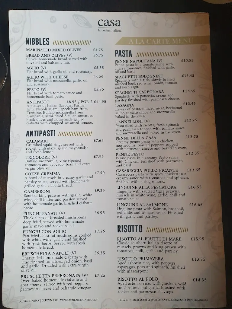 Menu_Casa Restaurant Tetbury_Tetbury_image_1