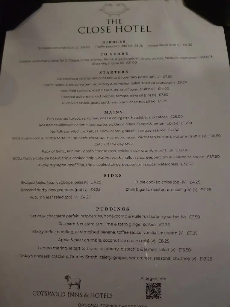 Menu_The Close Restaurant_Tetbury_image_1