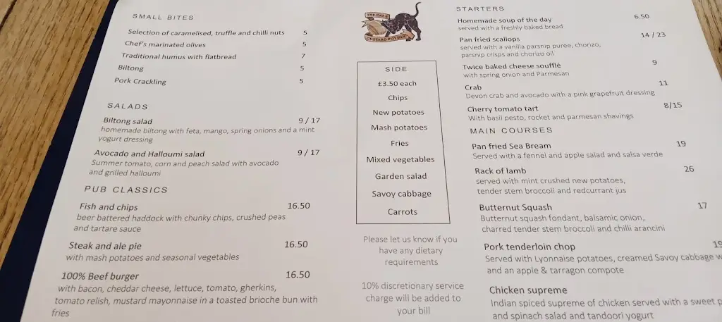 Menu_Cat & Custard Pot Inn_Tetbury_image_3