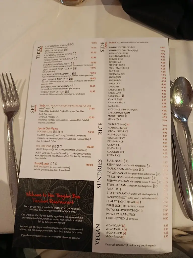 Menu_Theydon Bois Balti House_Theydon Bois_image_1