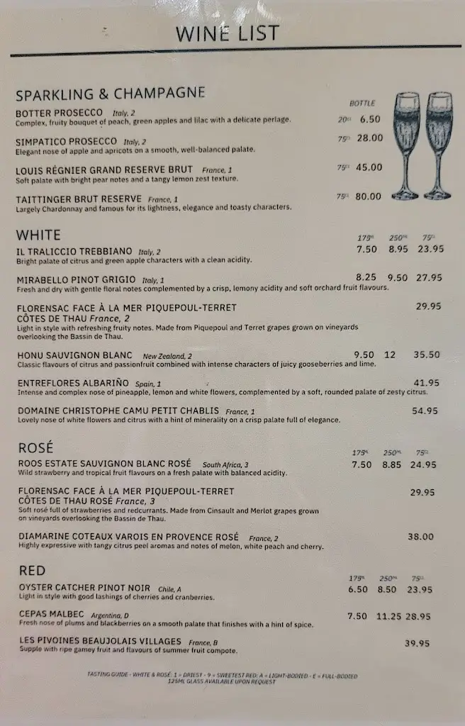 Menu_Lot 14 At Theydon_Theydon Bois_imagen_1