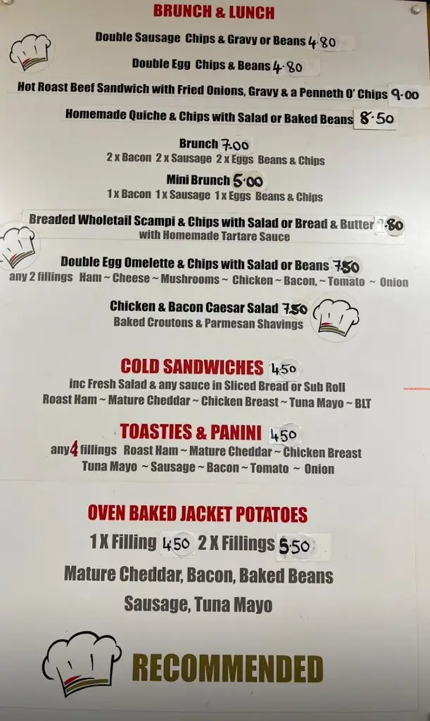 Menu_The Great British Diner at LS23 7FE_Thorp Arch_image_1