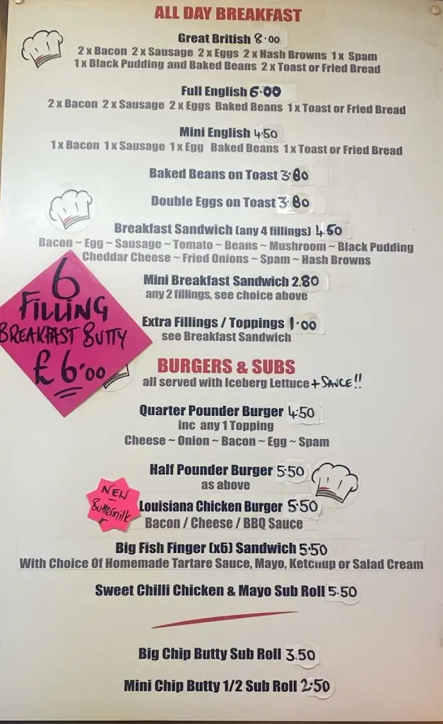 Menu_The Great British Diner at LS23 7FE_Thorp Arch_image_3