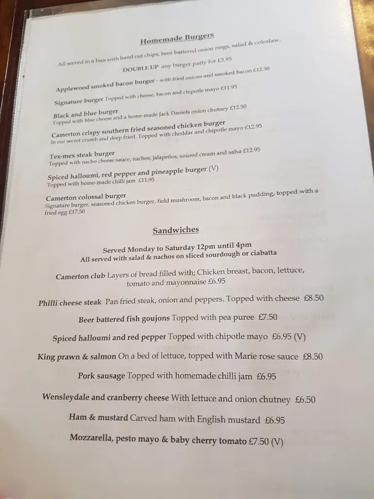 Menu_The Camerton_Thorngumbald_image_3