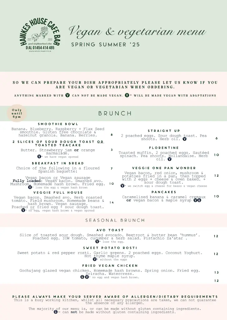 Menu_Hawkes House_Thornbury_imagen_1