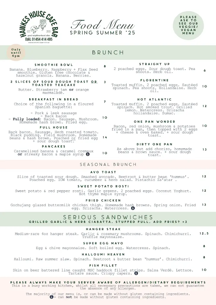 Menu_Hawkes House_Thornbury_imagen_3