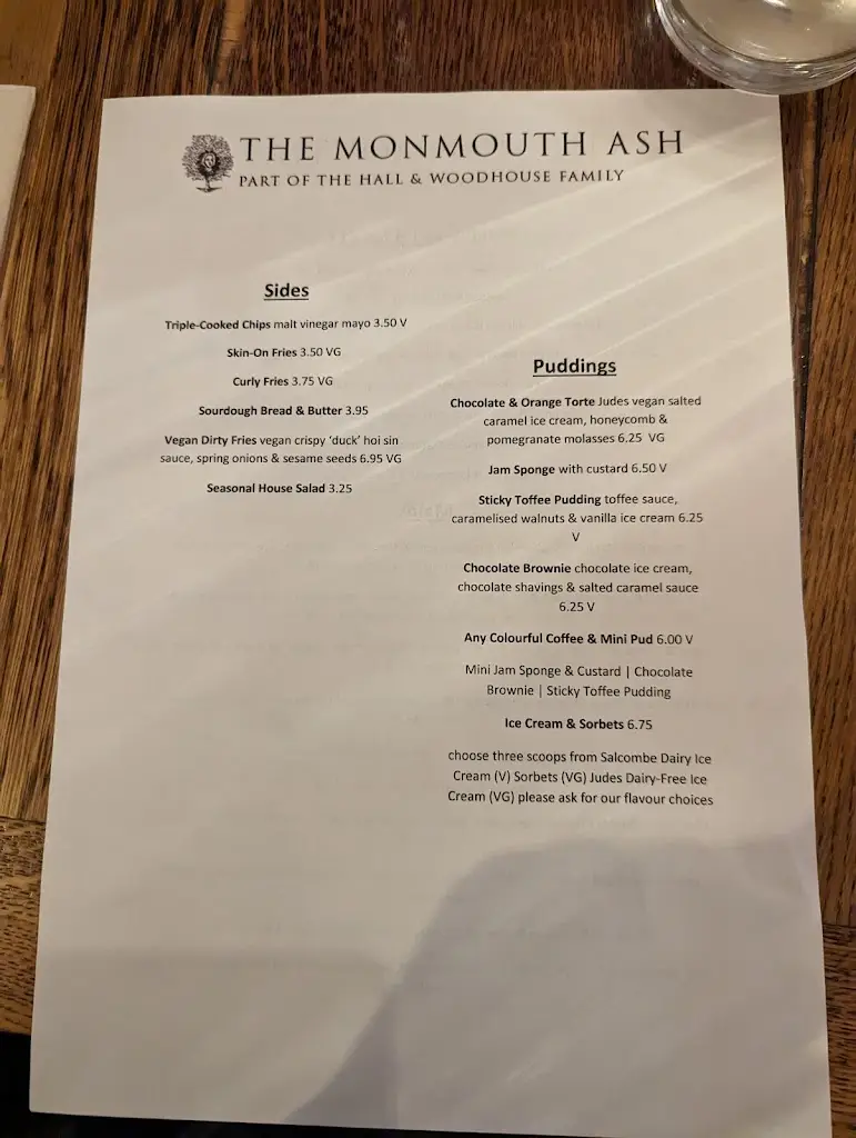 Menu_The Monmouth Ash_Three Legged Cross_image_3